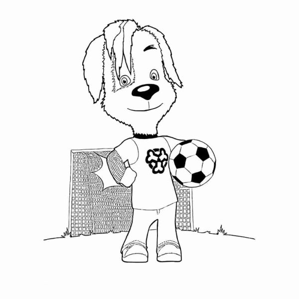 Раскраска дружок Барбоскин