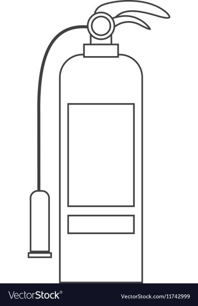 Огнетушитель рисунок для детей