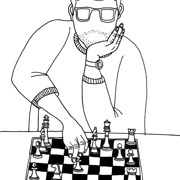 Шахматные раскраски для детей