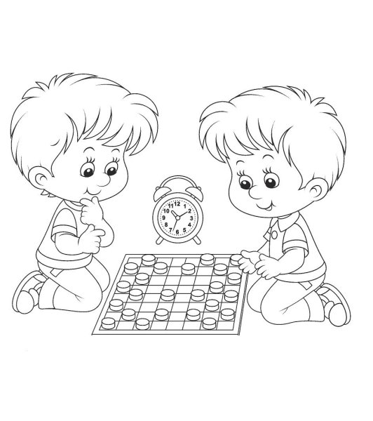 Раскраски. Игры