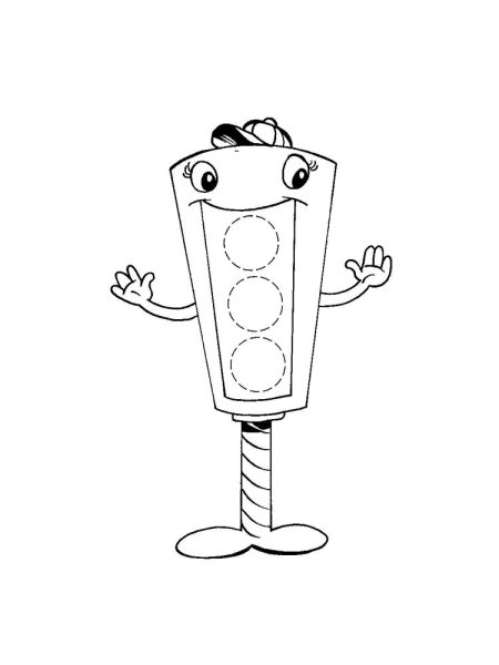 Эскиз светофора