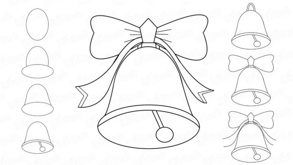 Колокол рисунок