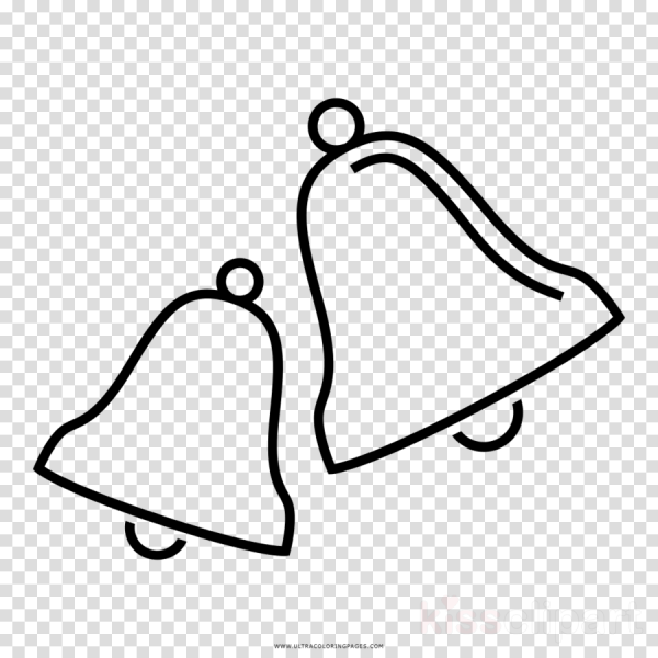 Колокольчик школьный трафарет