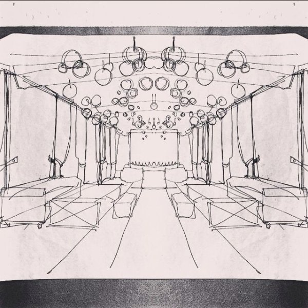 Эскиз сцены