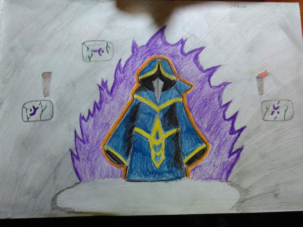 Культист лунатик карандашом