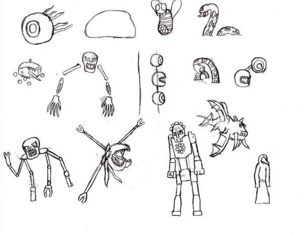 Террария рисунки боссов