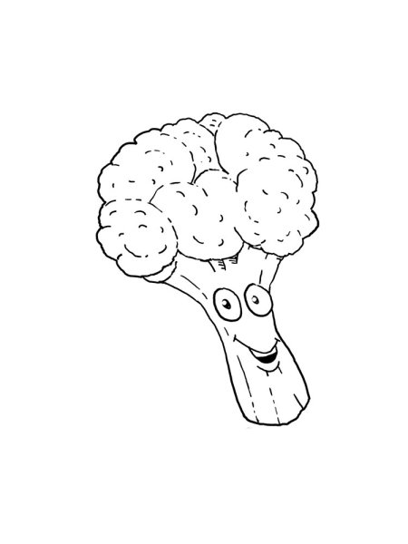 Легкие рисунки брокколи