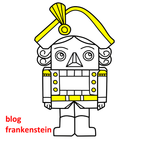 Щелкунчик раскраска