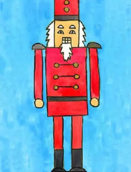 Нарисовать Щелкунчика