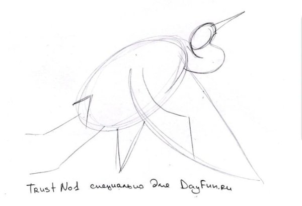 Рисуем аиста с ребенком пошагово