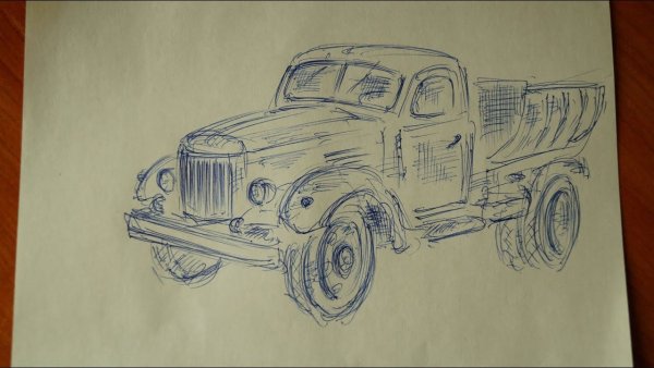 Нарисовать ЗИЛ 130