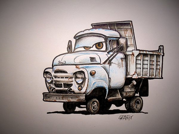 ЗИЛ рисунок