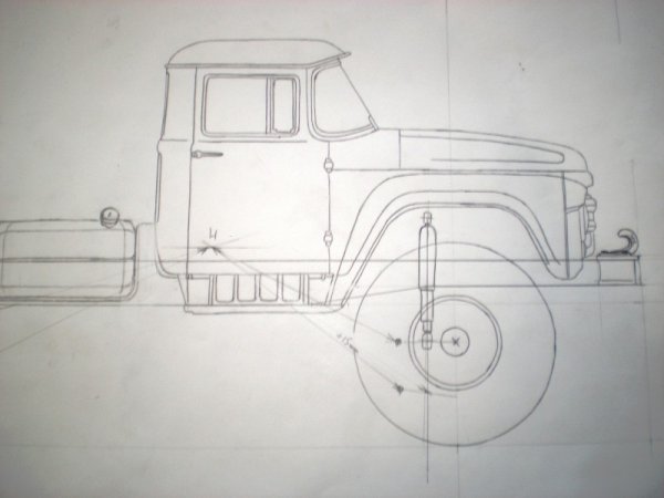 ЗИЛ 133д чертеж