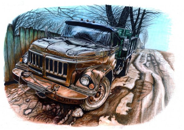 Дизельпанк ЗИЛ 130