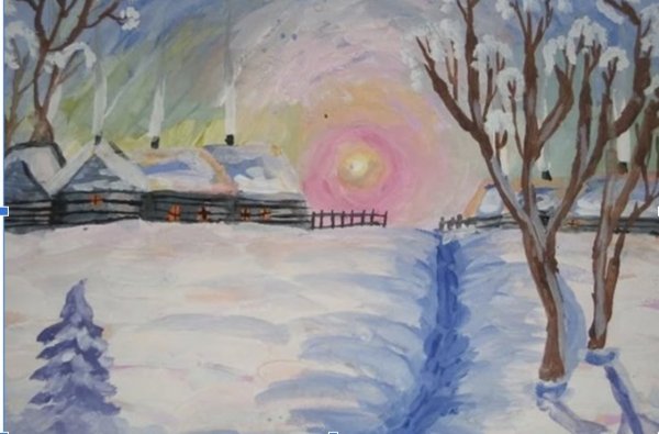 Рисунок няни Пушкина