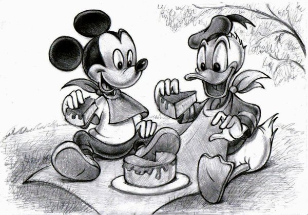 Зарисовки Уолта Диснея