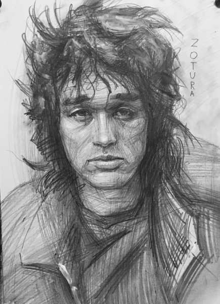 Виктор Цой скетч