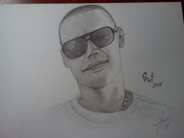 Гуф карандашом