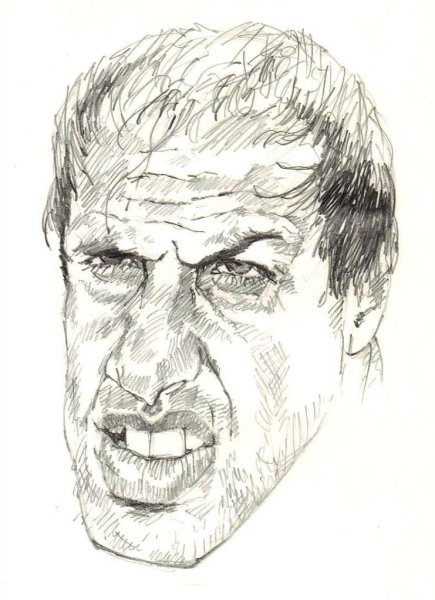 Адриано Челентано карикатура