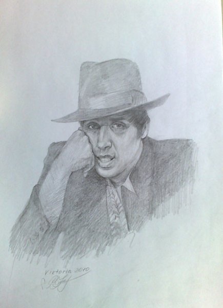 Адриано Челентано портрет