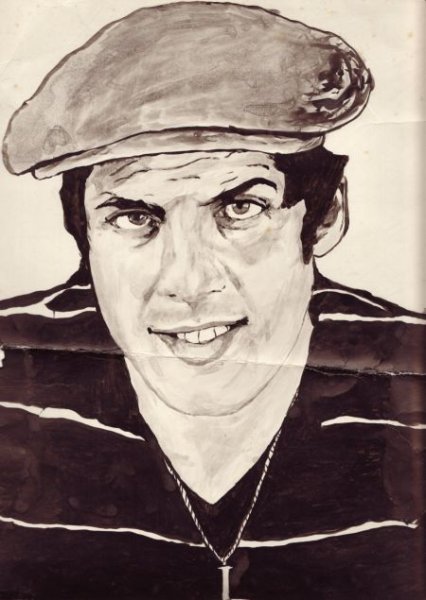 Адриано Челентано рисунок