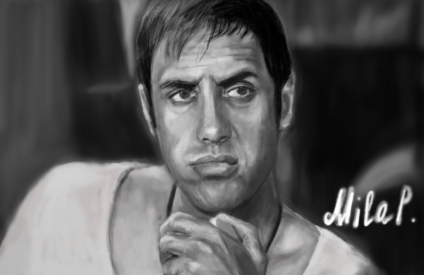 Адриано Челентано портрет