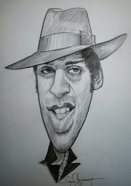 Адриано Челентано портрет