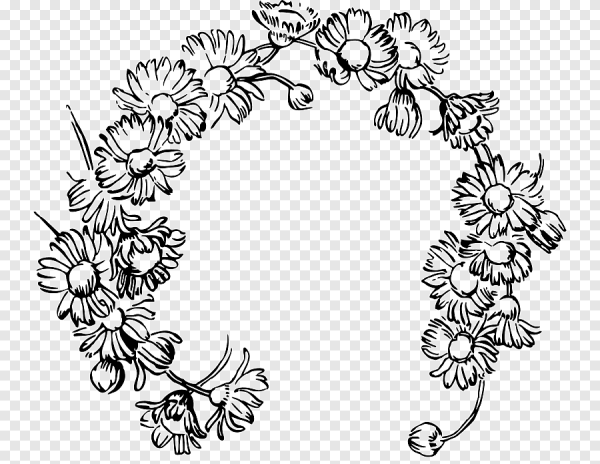 Венок рисунок