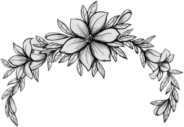 Венок для срисовки на голову