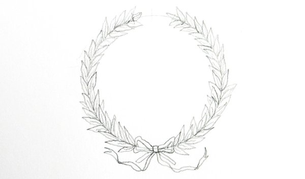 Венок для рисования