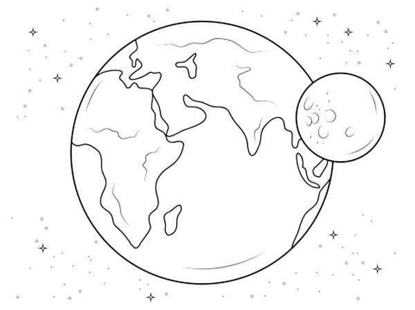 Планеты раскраска