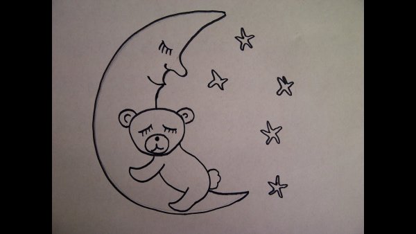 Сон рисунок легкий