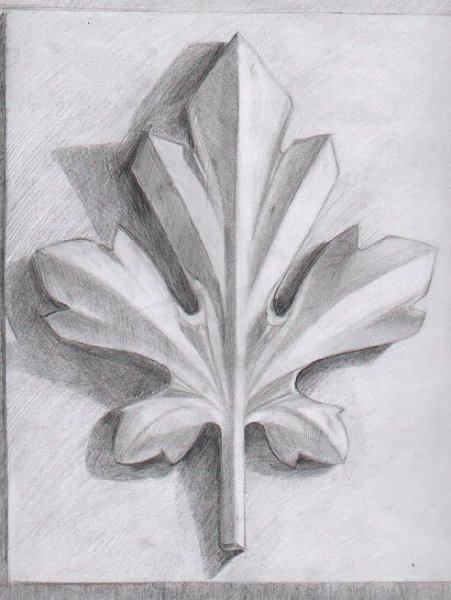 Гипсовая фигура. Орнамент «цветок лотоса»