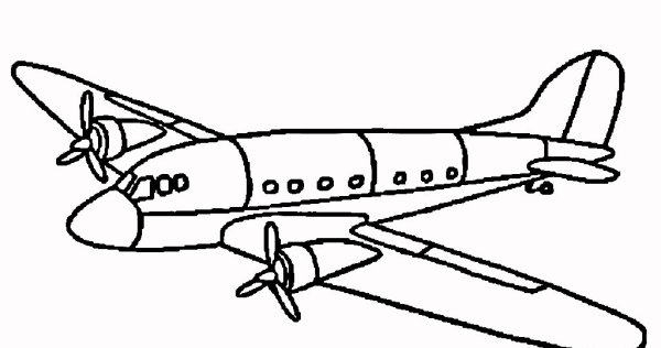 Рисование самолет