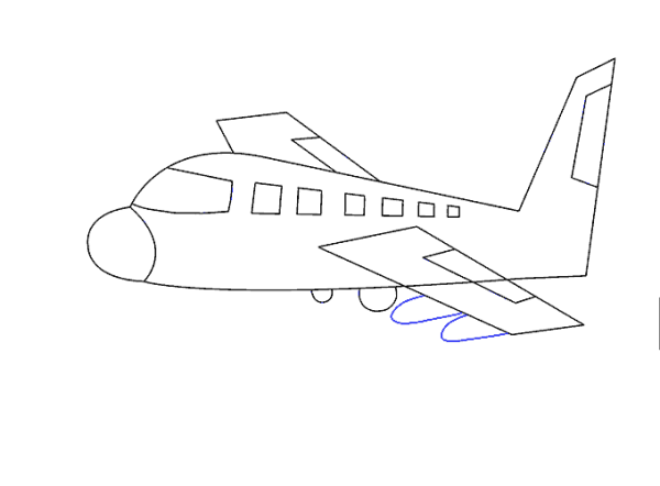 Самолет карандашом