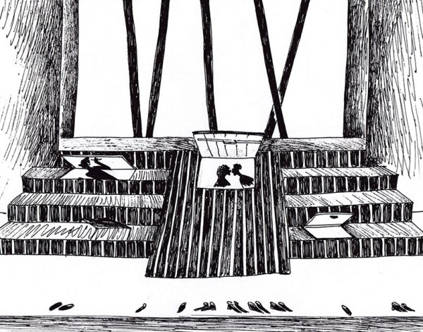 Современные эскизы сценографии