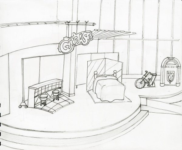 Эскиз театральной декорации