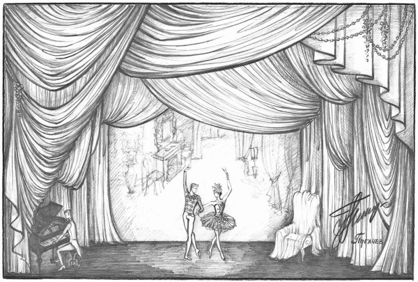 Сценография балета спящая красавица