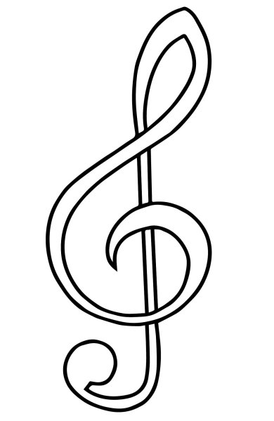 Ноты раскраска