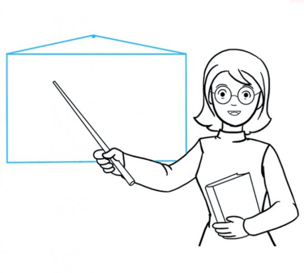 Раскраска учитель