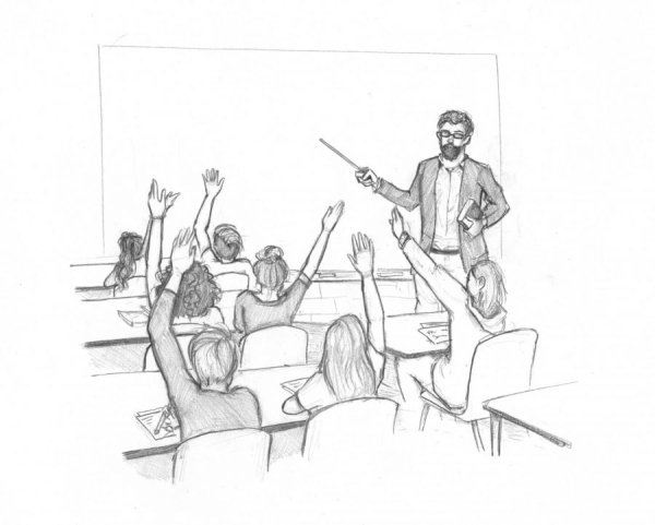 Наброски студентов