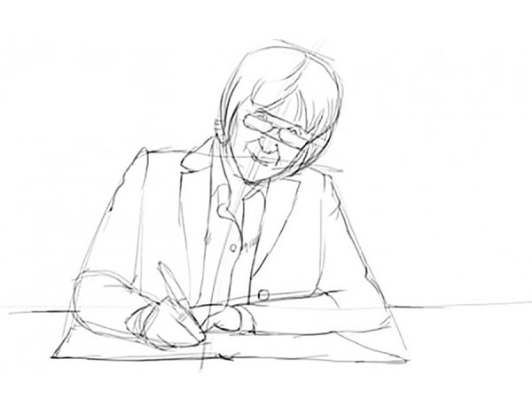 Рисунок учителя для срисовки