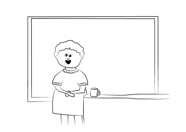 Раскраски для учителя начальных классов