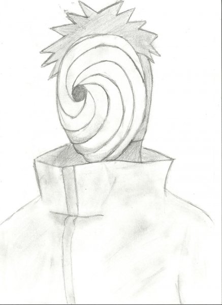 Обито рисунок Тоби