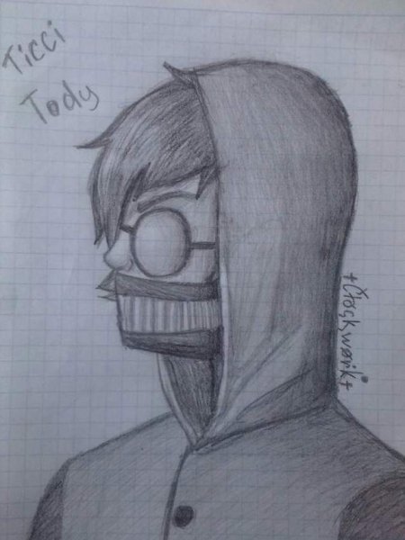 Поэтапное рисование Обито