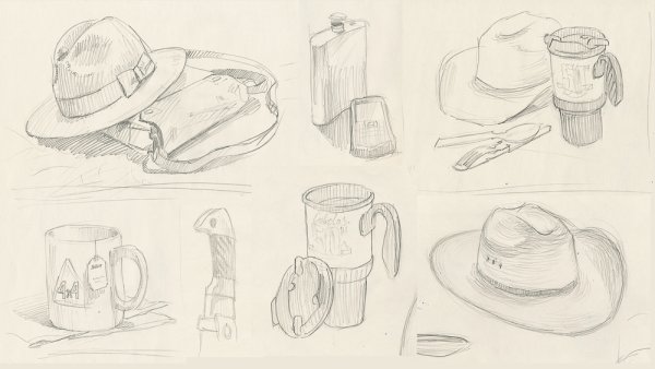 Наброски предметов
