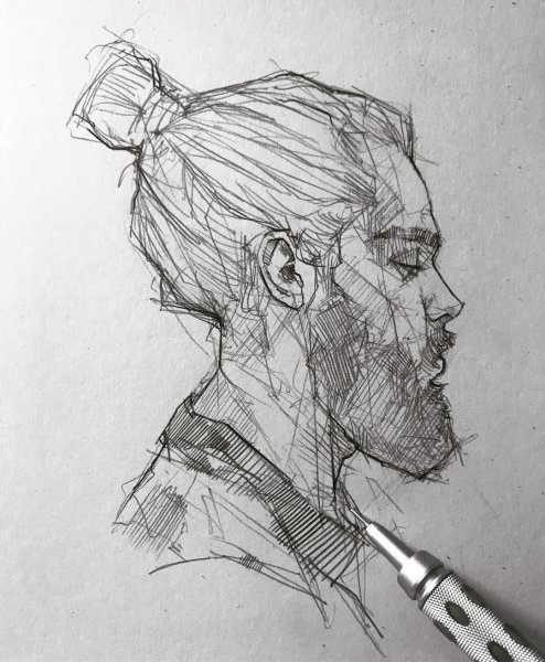 Наброски карандашом