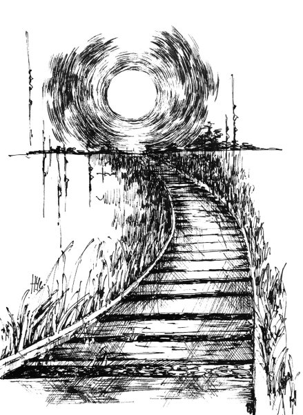 Дорога карандашом