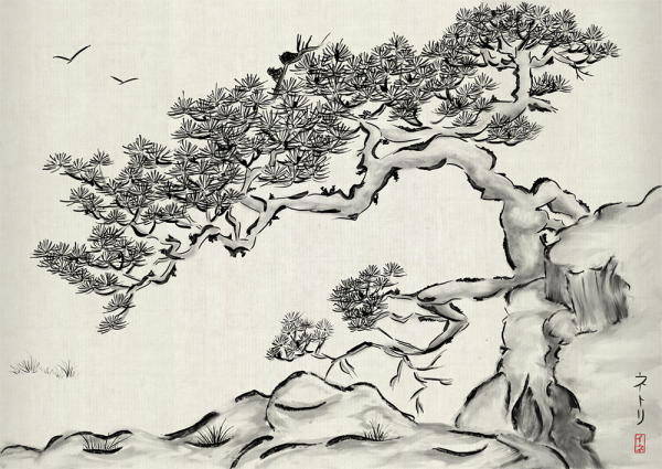 Китайская чайная церемония раскраска