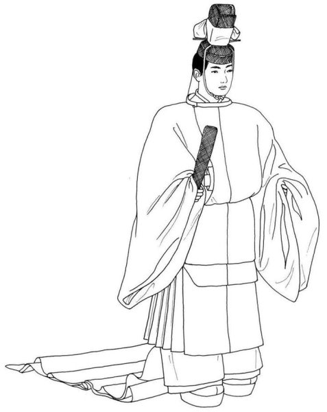 Гейша рисунок карандашом
